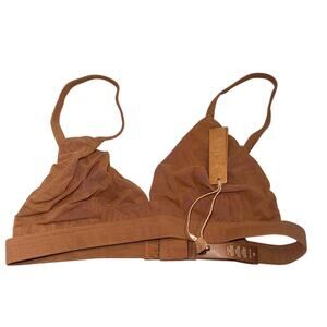 Skims Fits Everybody Triangle Bralette Sienna Bra New with tags Size XS